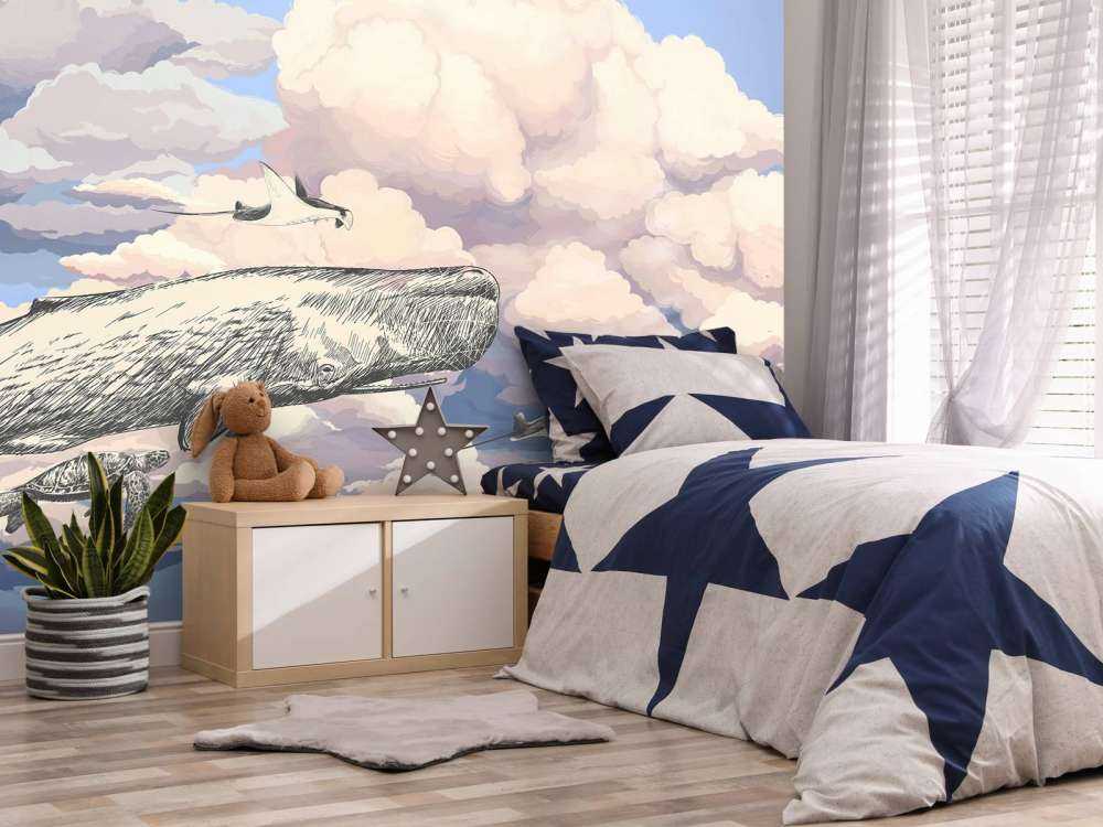 Whale with his friends