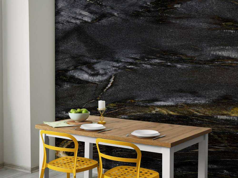 Dark marble with fine lines