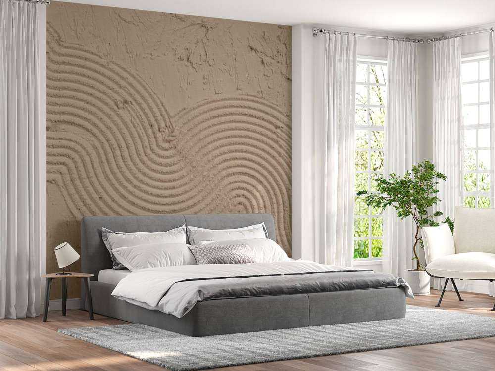 Organic lines and structures in taupe