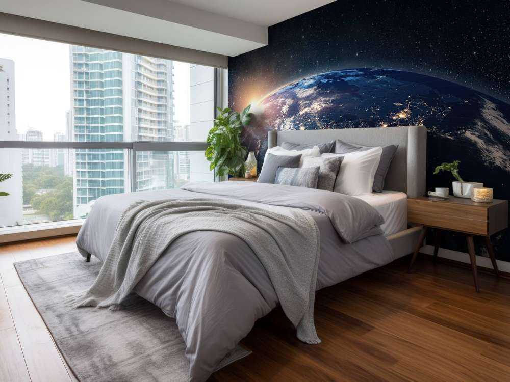 De aarde tijdens de nacht