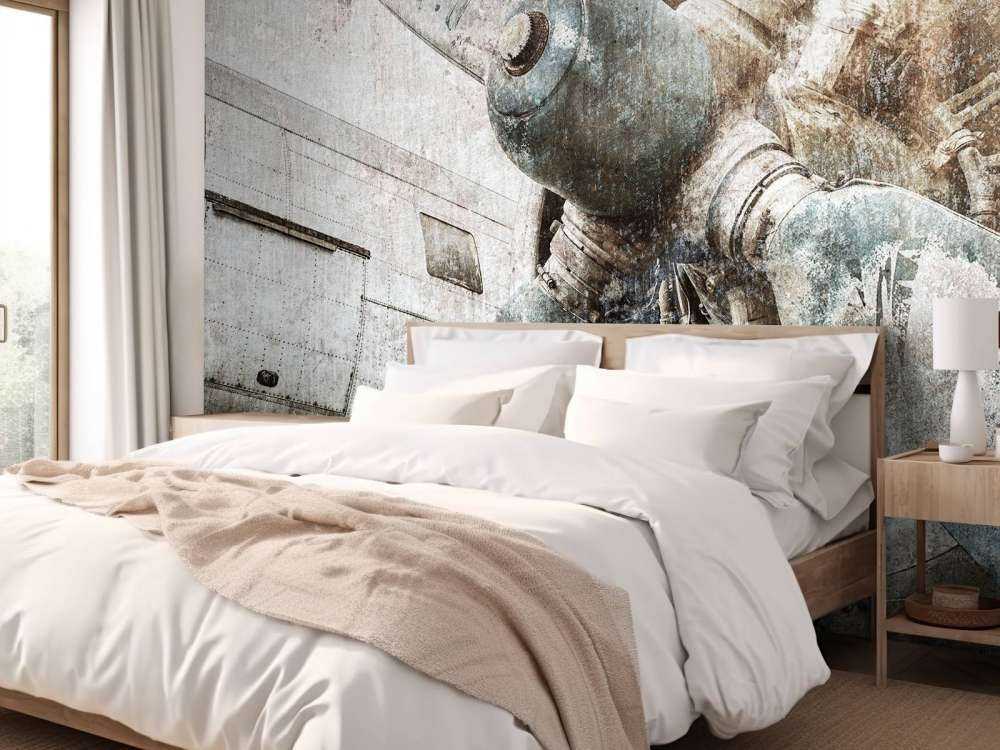 Vintage aeroplane engine