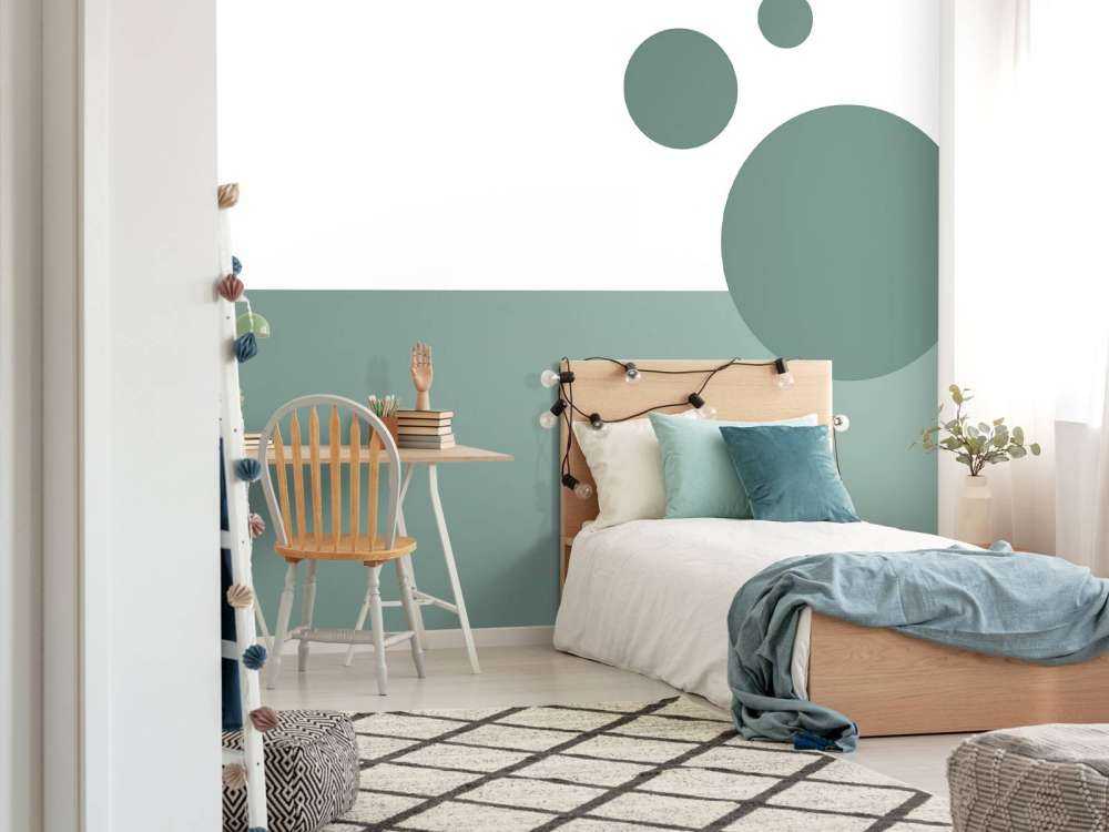 Plains and circles, green