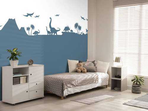 Dino silhouettes