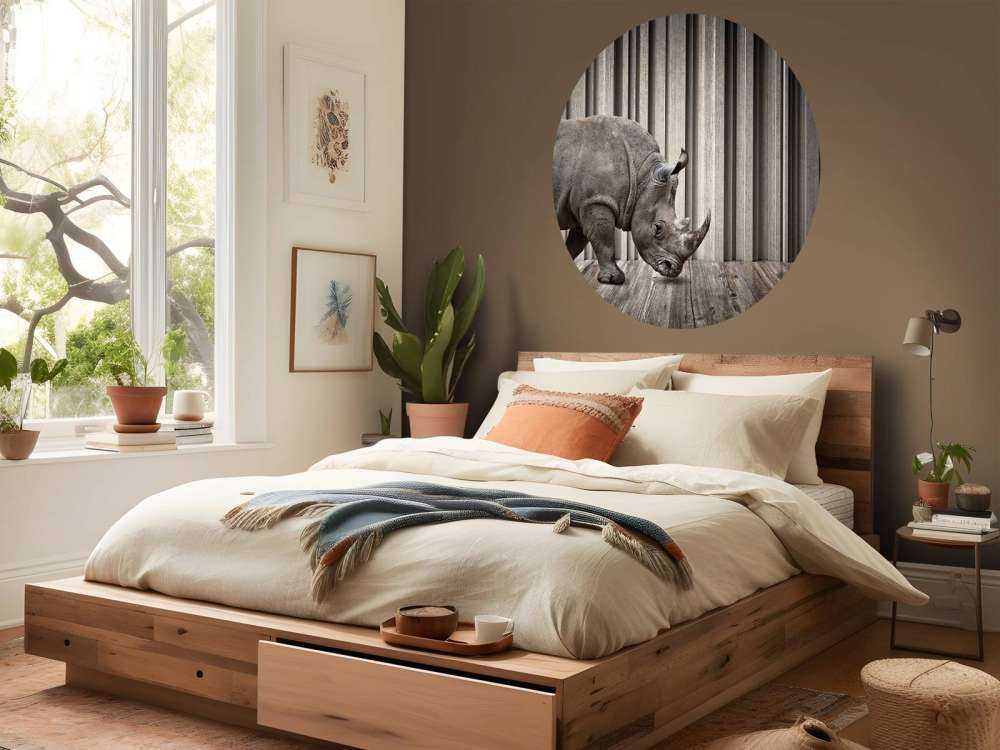 Rhinoceros in hall