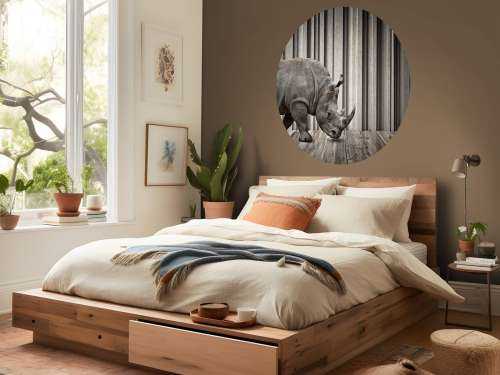 Rhinoceros in hall