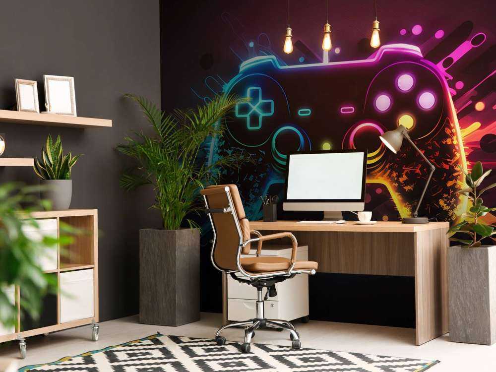 Neon Gaming Explosion