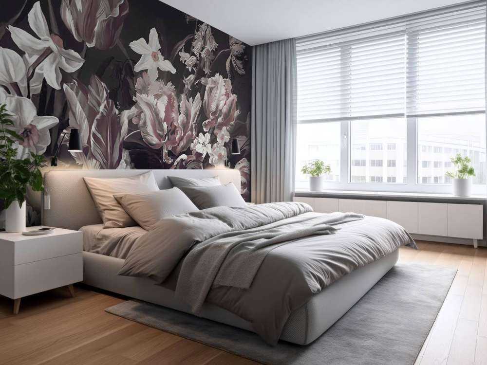 Bouquet with pink peonies