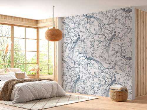 Signed bird pattern