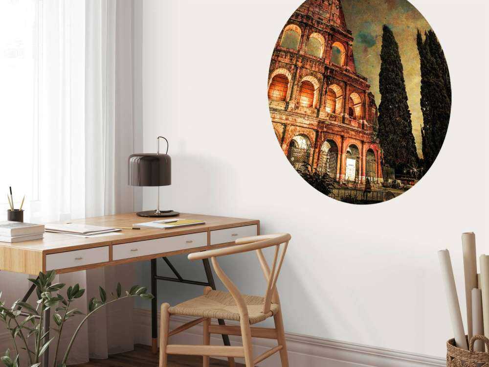 Famous Colosseum in Rome, Italy