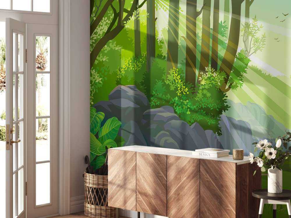 Sunlight in the jungle