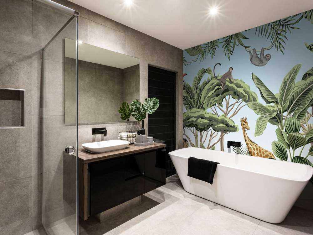 Pattern with jungle animals