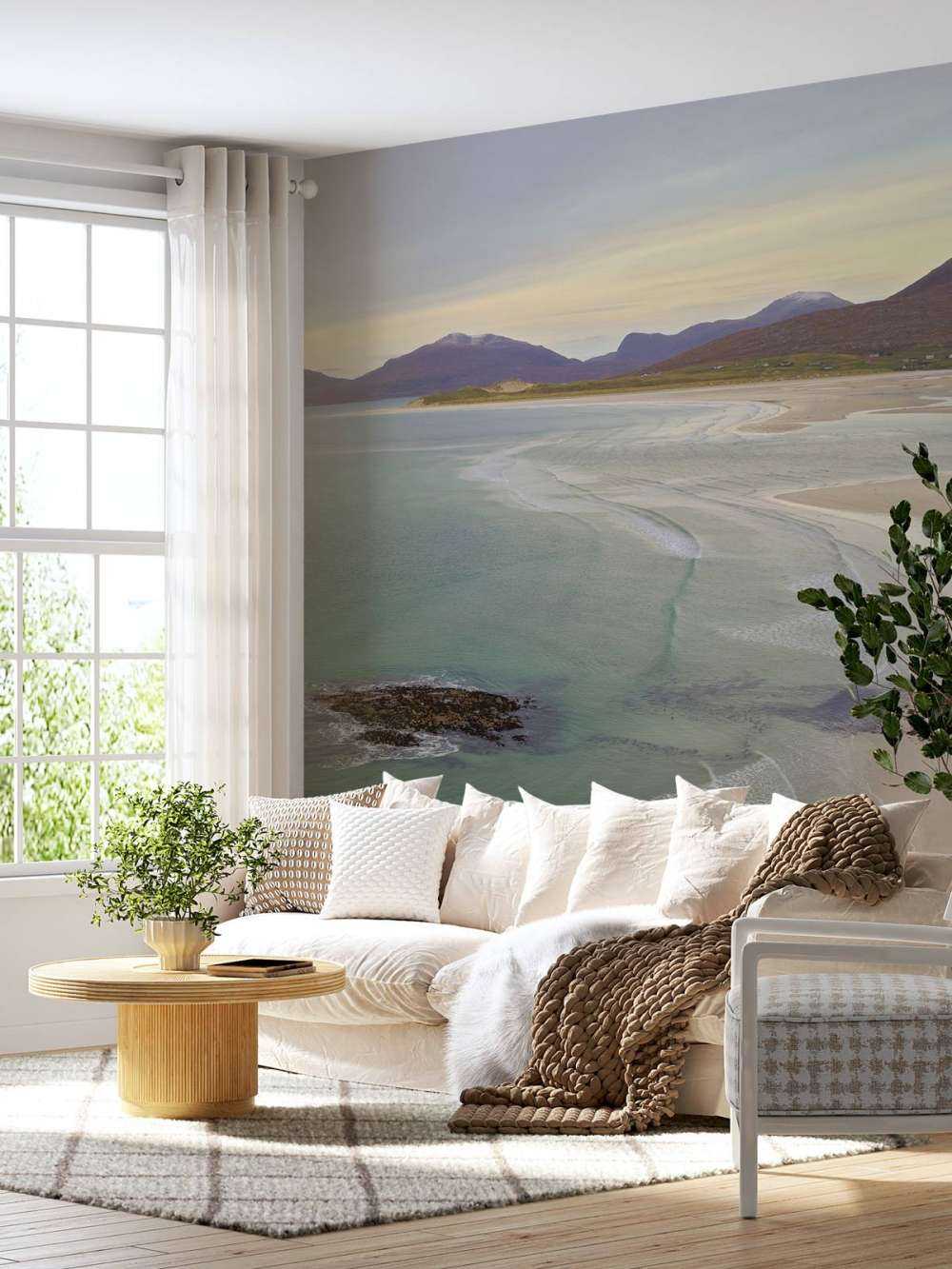 Sea and mountains along the coast