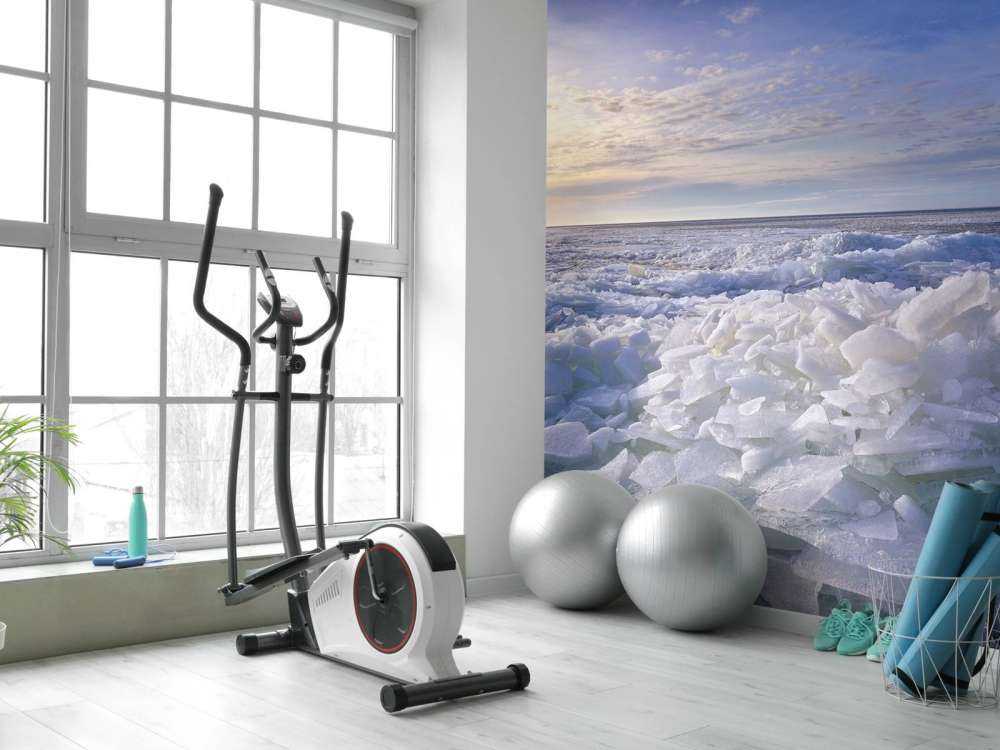 Crushing ice on the Ijsselmeer