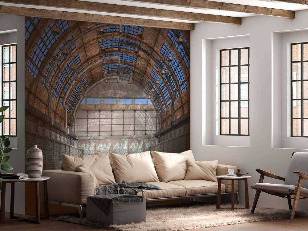 Vintage factory hall