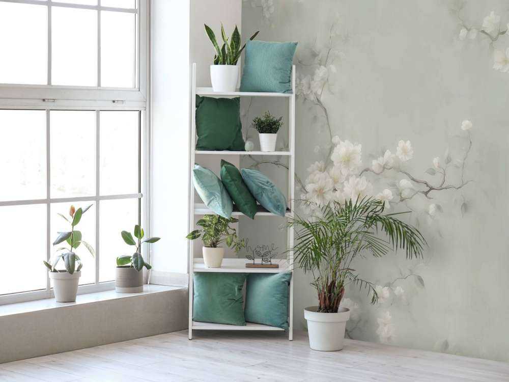 Lovely Branches of Green Flowers