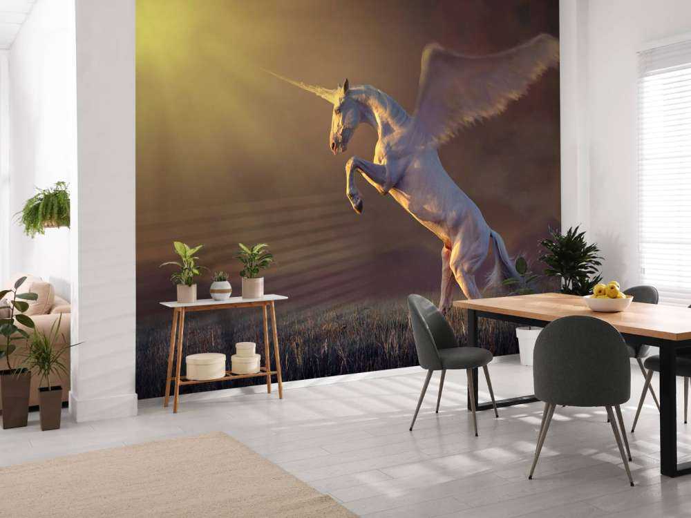 Unicorn with wings