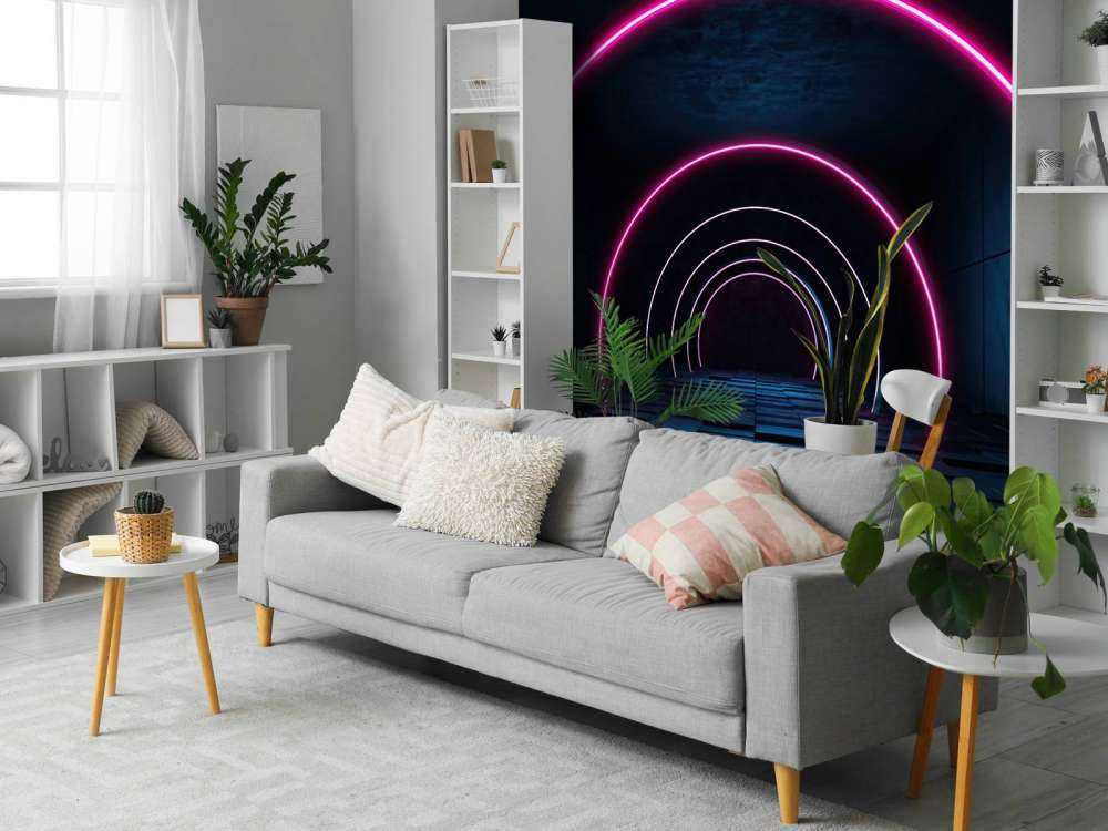 Modern futuristic hallway