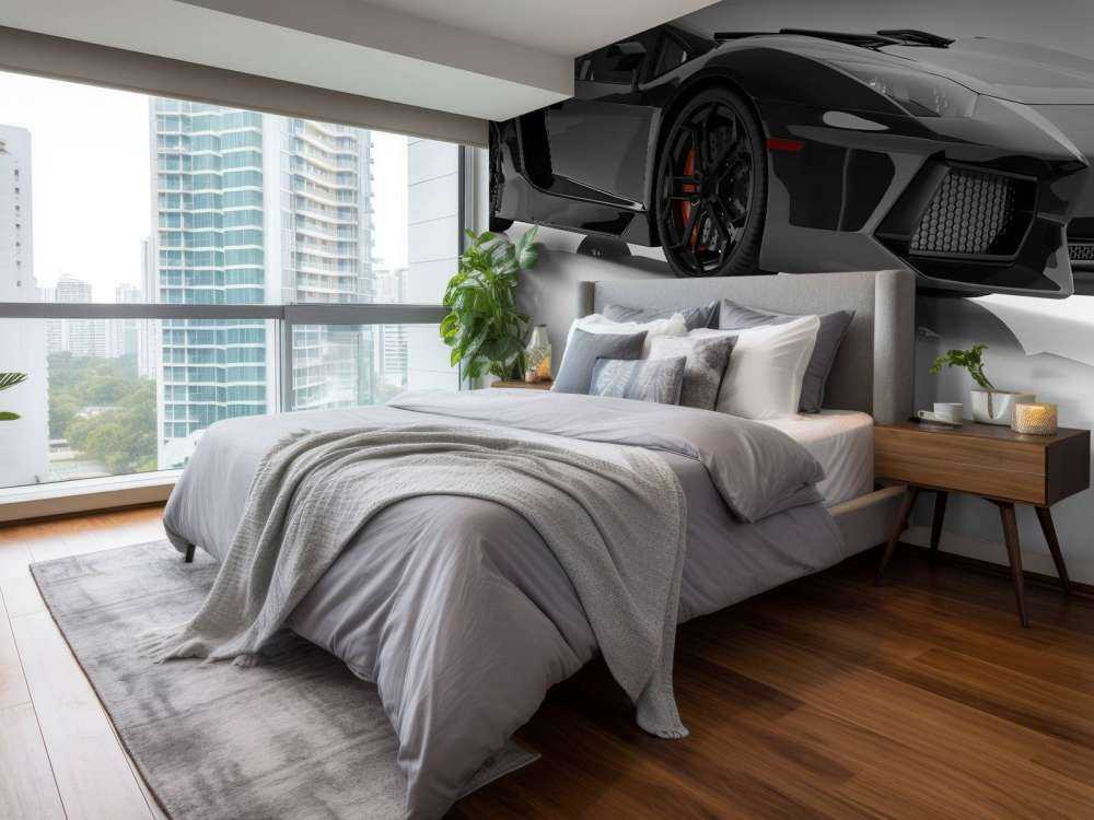 Black supercar