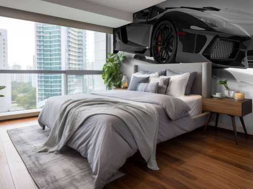 Black supercar