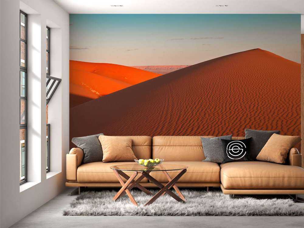 Sand dunes in the Sahara desert