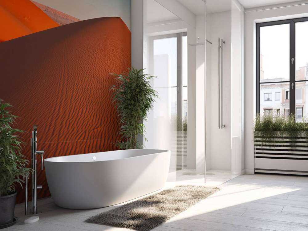 Sand dunes in the Sahara desert