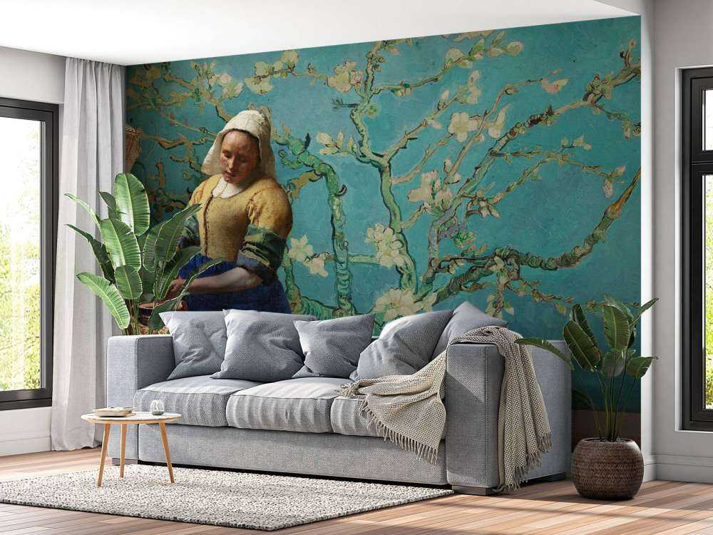 The Milkmaid and Almond Blossom