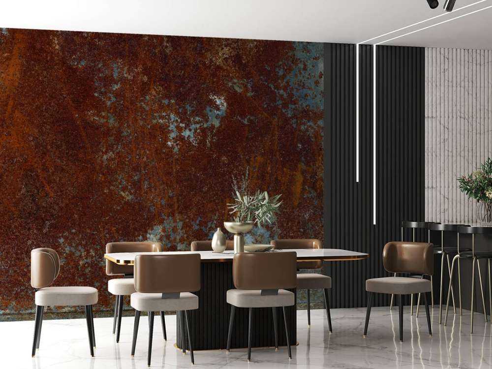 Rusty metal structure