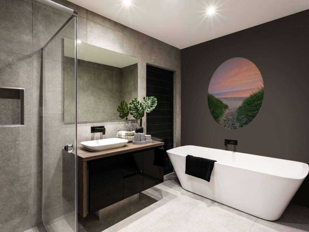 Dune passage with sunrise