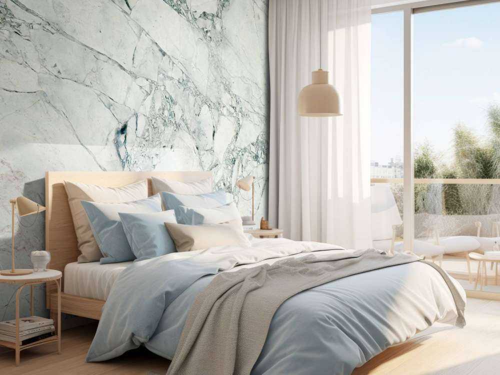 Textured grey marble