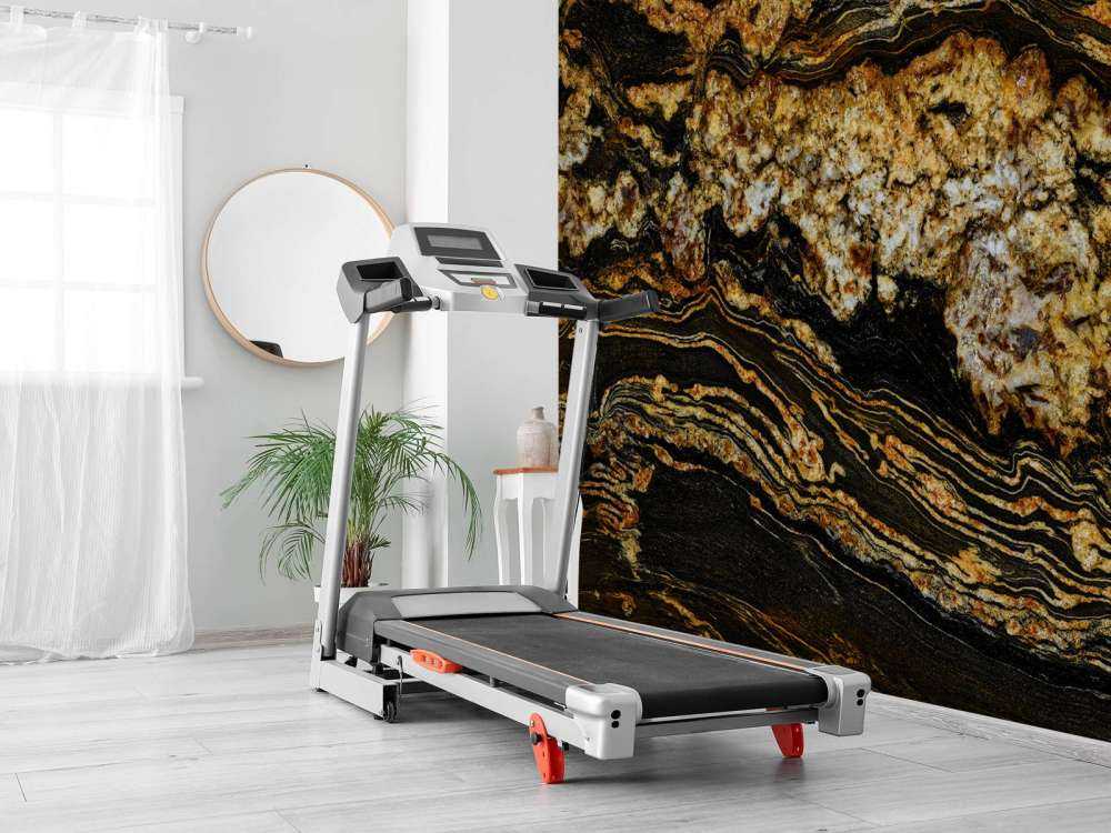 Black gold marble