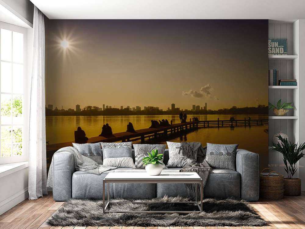 Relaxing at the Kralingse Plas in Rotterdam