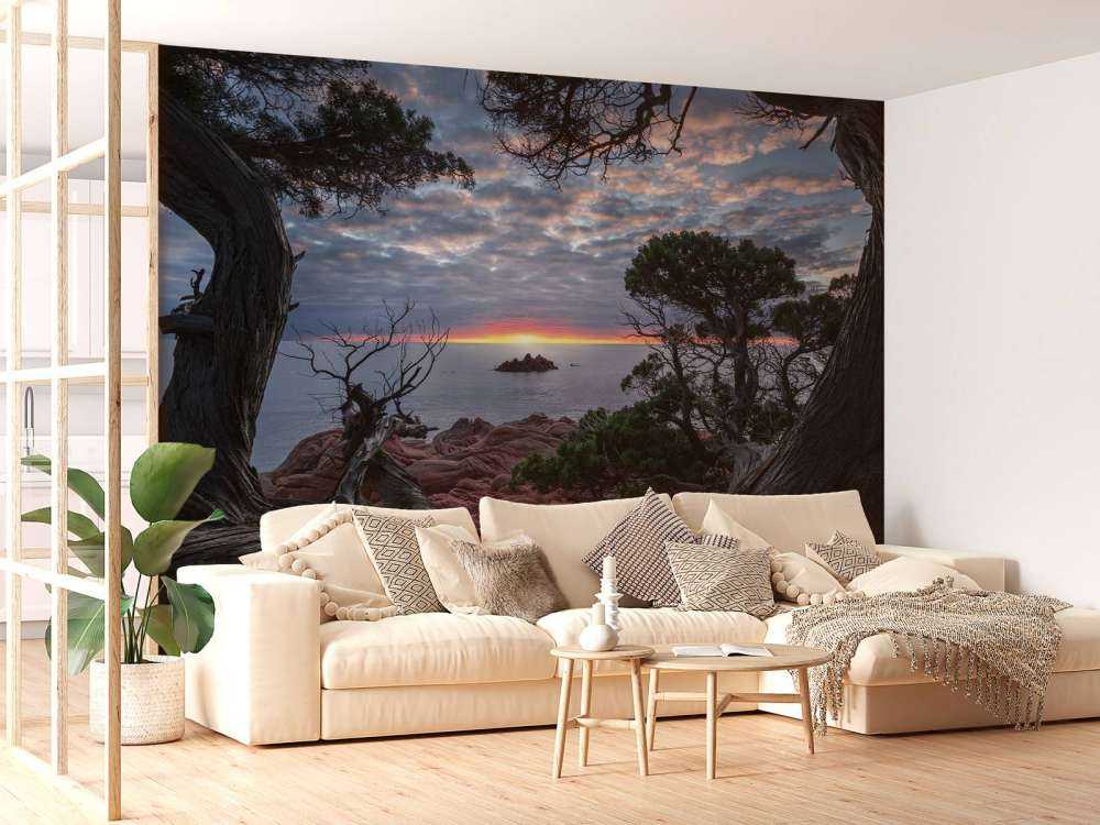 Frame around the sun