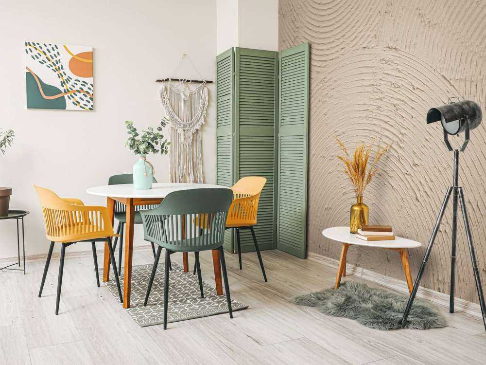 Zen circles in taupe