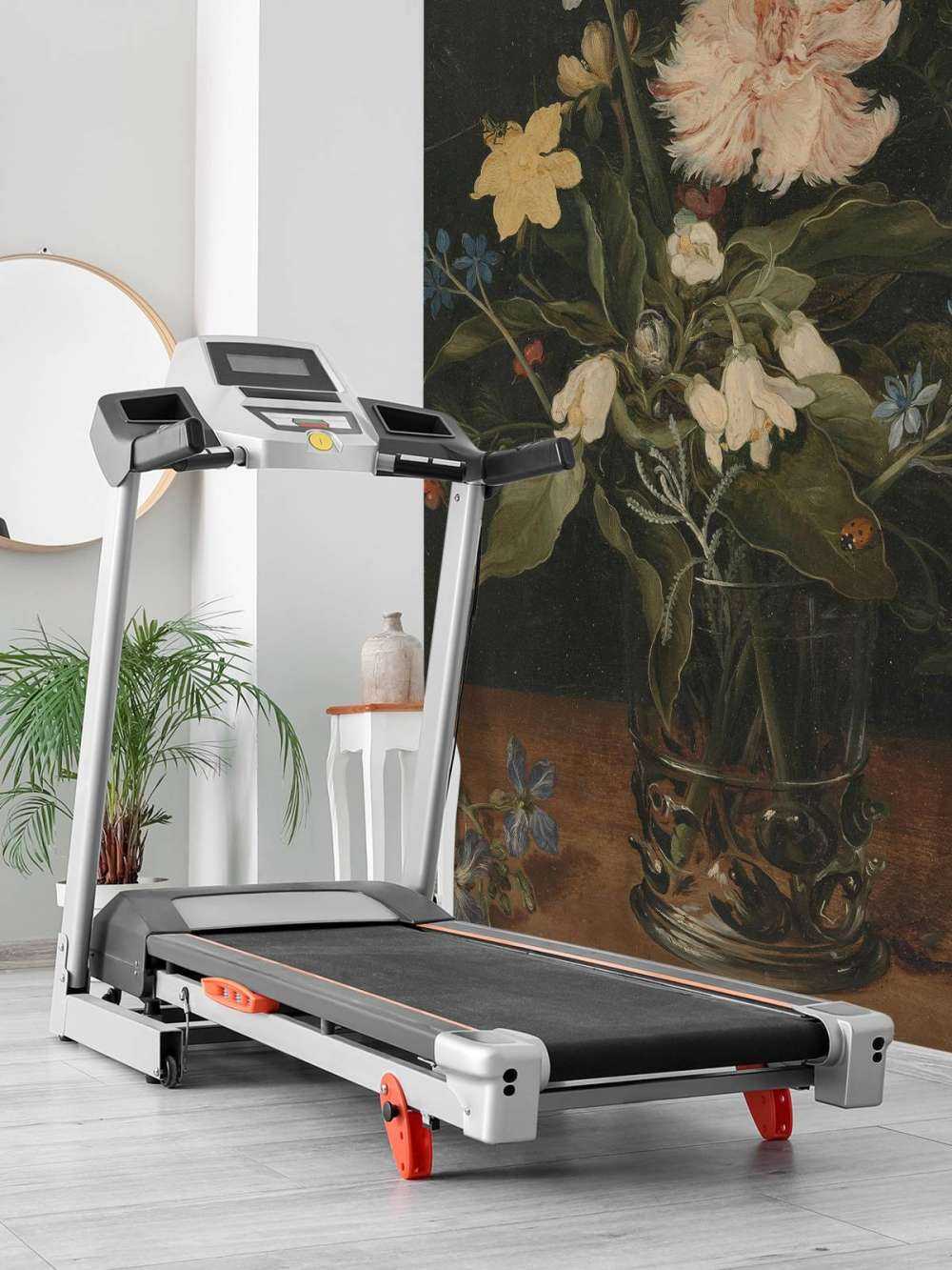 Still life with flowers in a glass