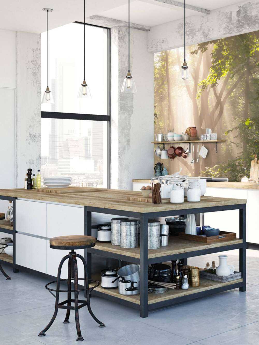 Twisting tree in the forest