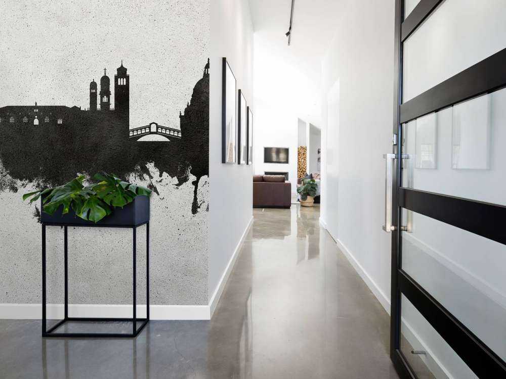 Watercolor skyline, Venice