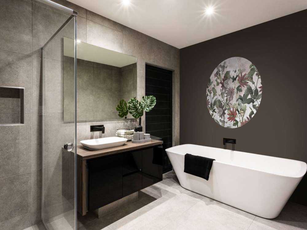 Seven Birds in Enchanted Foliage - Blush Garden