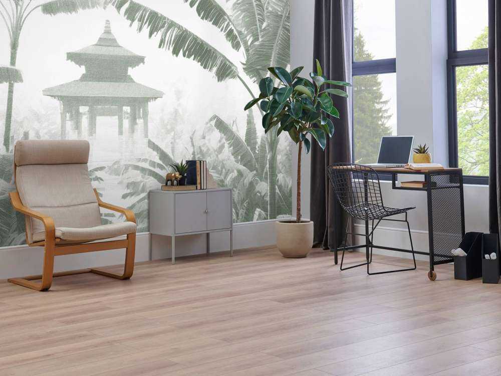 Misty Temple Garden, green