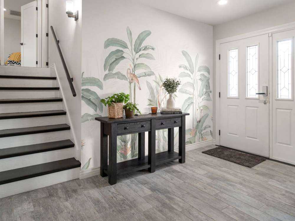 Vintage Jungle Landscape - pastel