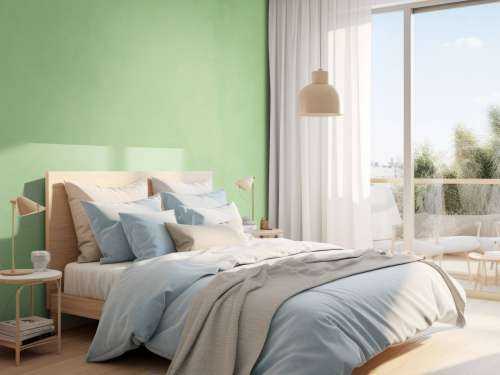 Sage green concrete
