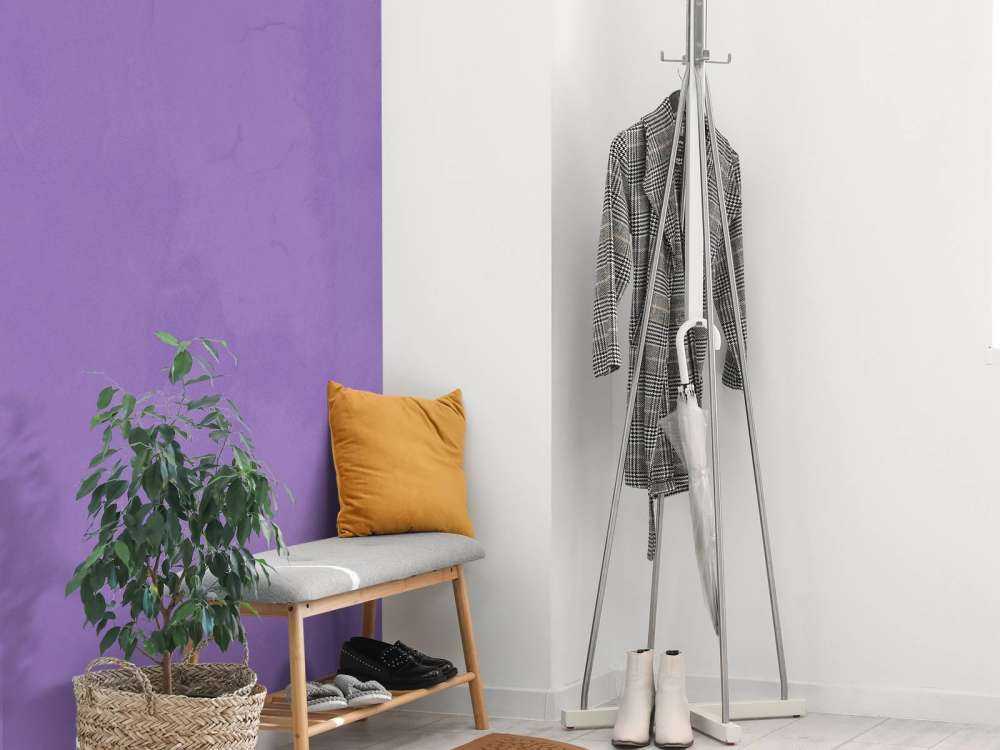 French lilac purple concrete