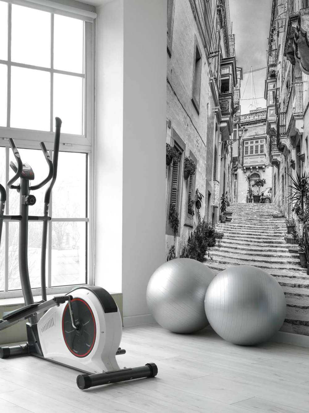 Narrow stairs in Malta