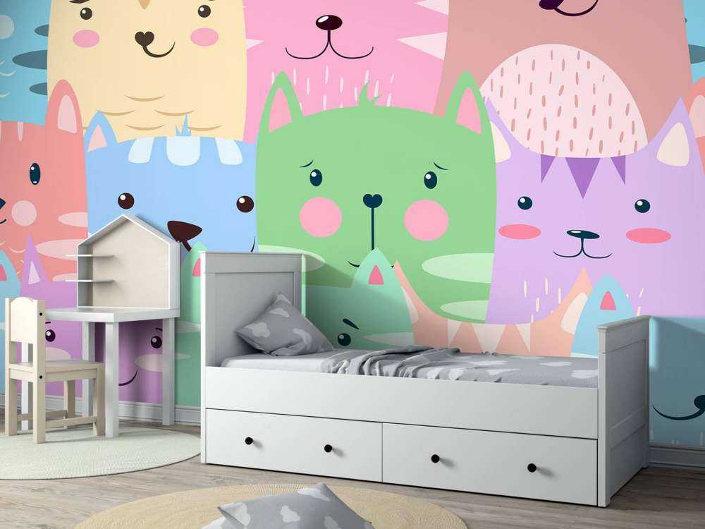 Colorful cats