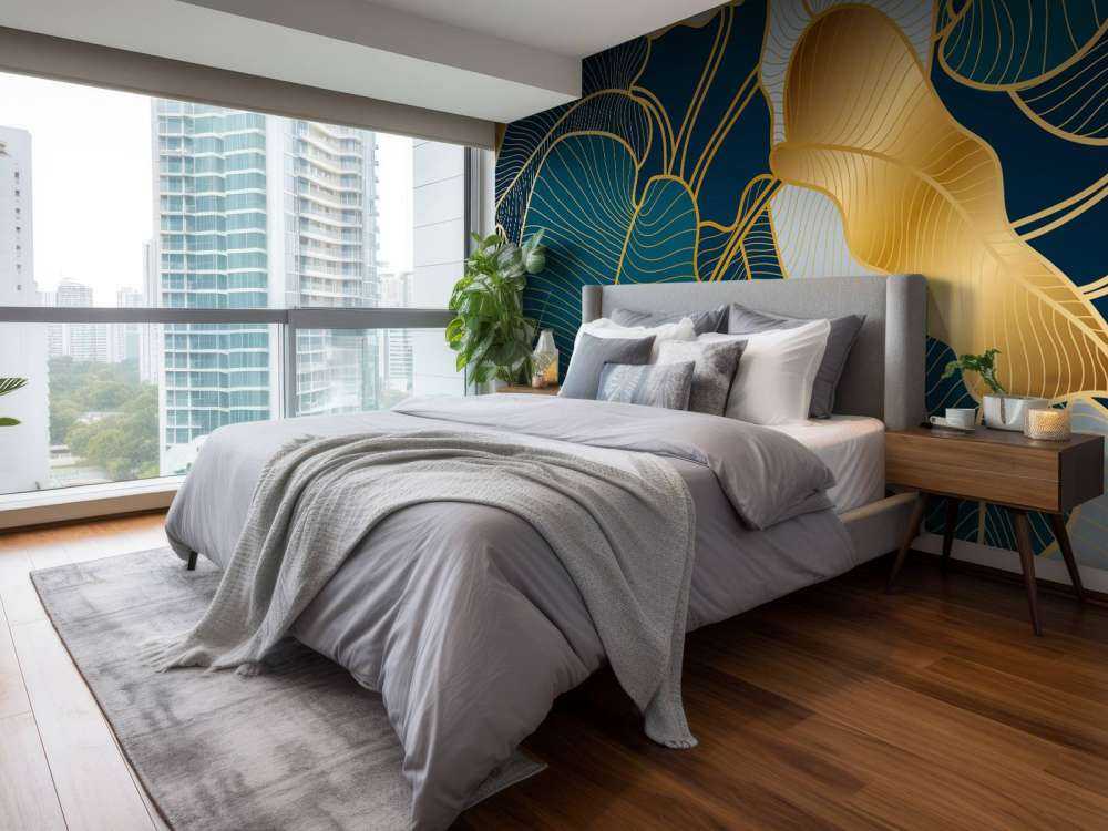 Luxury gold Art Deco