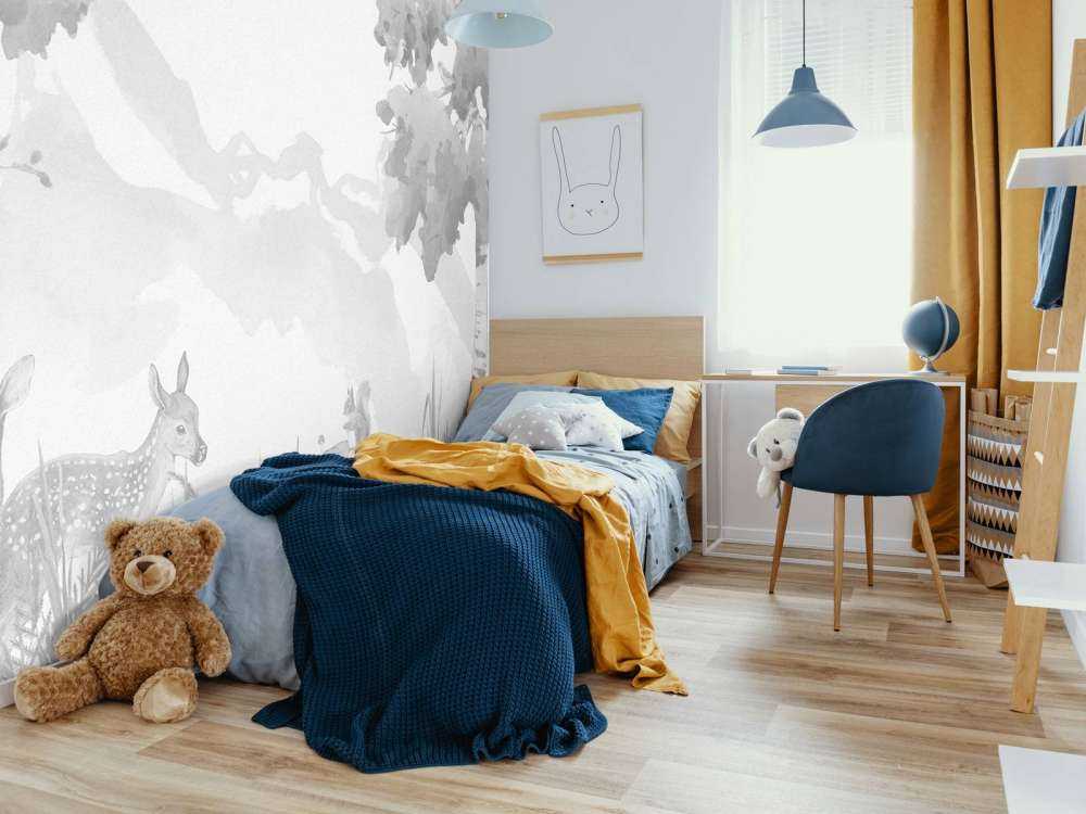 Deer in grey shades