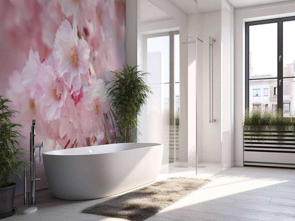 Close-up pink blossoms