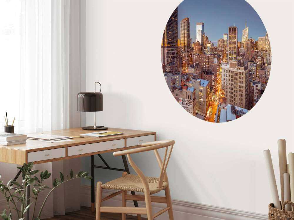 New York in the evening