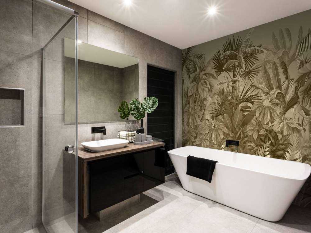 Sepia tropical jungle