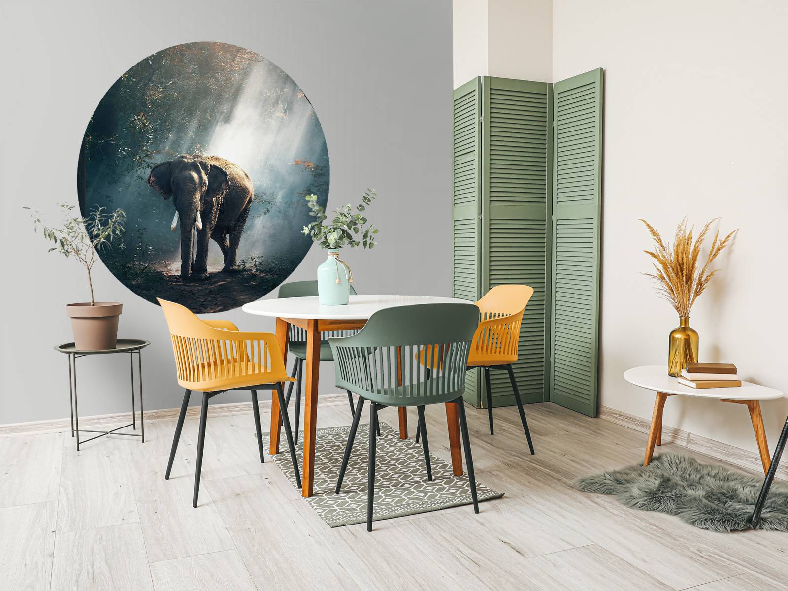 Elephant in a jungle