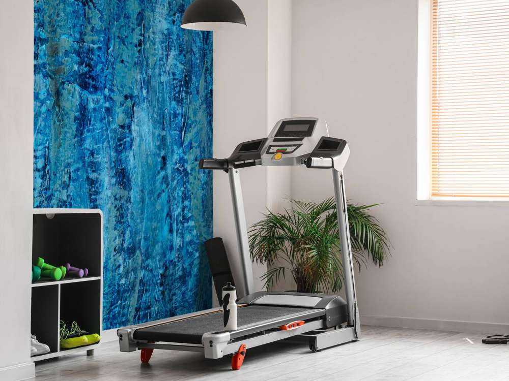 Painting with shades of blue